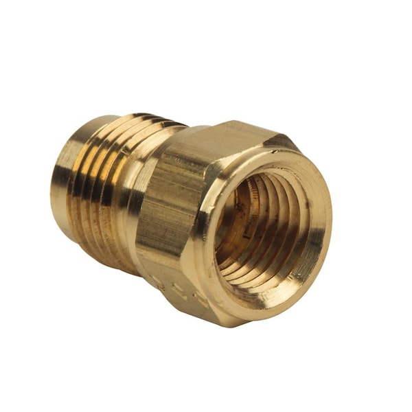 #46 1/4 Inch Flare X 3/8 Inch FIP Brass Adapter